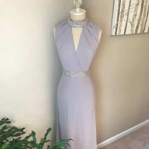 lavender special occasion dress